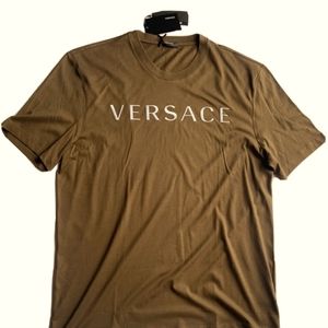 Brand New Brown Versace T shirt  size 4XL